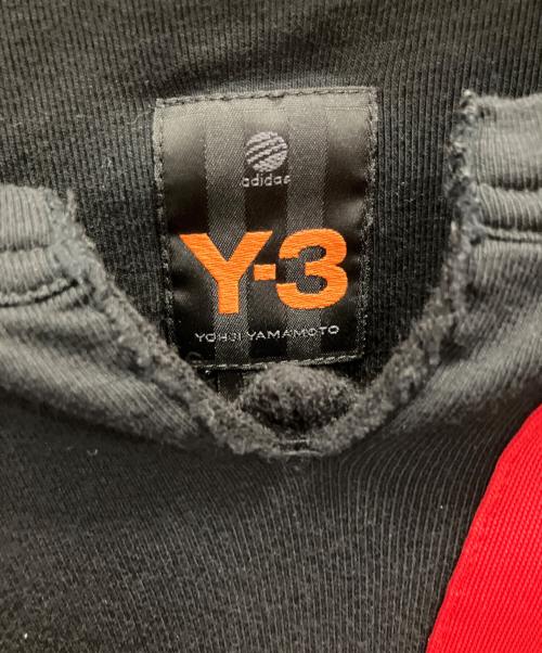 Y-3（ワイスリー）Y-3 (ワイスリー) 半袖カットソー ブラック×レッド サイズ:Мの古着・服飾アイテム