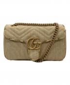 GUCCIグッチ）の古着「ショルダーバッグ」｜ベージュ