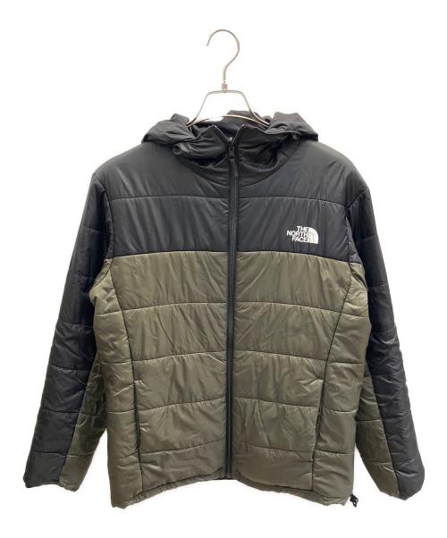 THE NORTH FACE（ザ ノース フェイス）THE NORTH FACE (ザ ノース フェイス) リバーシブルエニータイムインサレーテッドフーディ ブラック×カーキ サイズ:Мの古着・服飾アイテム
