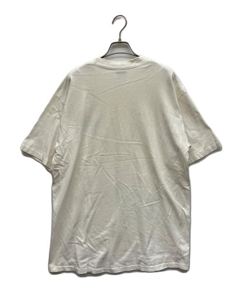 Hard Rock cafe（ハードロックカフェ）Hard Rock cafe (ハードロックカフェ) ロゴ刺繍Tシャツ ホワイト サイズ:Lの古着・服飾アイテム