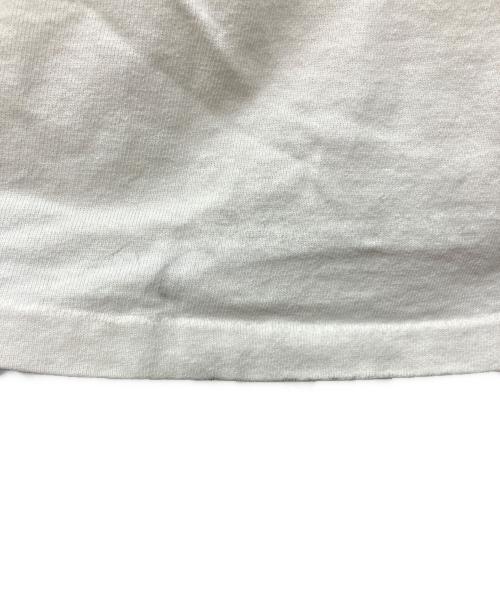 Hard Rock cafe（ハードロックカフェ）Hard Rock cafe (ハードロックカフェ) ロゴ刺繍Tシャツ ホワイト サイズ:Lの古着・服飾アイテム