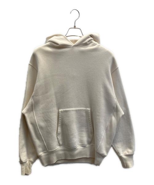 HERILL（ヘリル）HERILL (ヘリル) Hooded Sweatshirts アイボリー サイズ:Мの古着・服飾アイテム