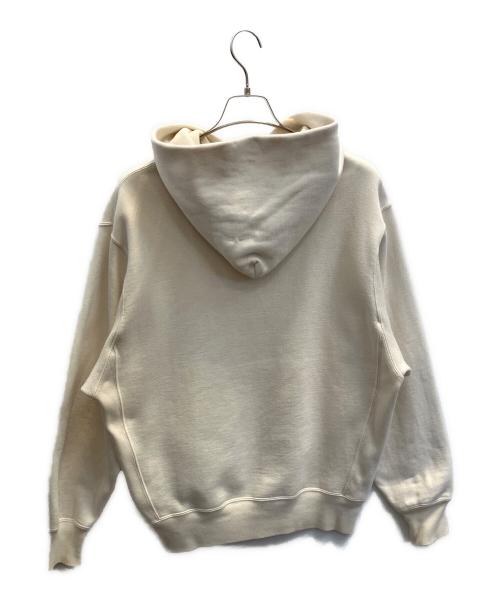 HERILL（ヘリル）HERILL (ヘリル) Hooded Sweatshirts アイボリー サイズ:Мの古着・服飾アイテム