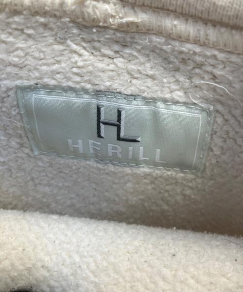 HERILL（ヘリル）HERILL (ヘリル) Hooded Sweatshirts アイボリー サイズ:Мの古着・服飾アイテム