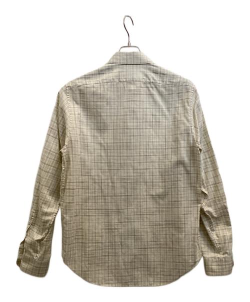 GUCCI（グッチ）GUCCI (グッチ) チェックシャツ ベージュ サイズ:３９の古着・服飾アイテム