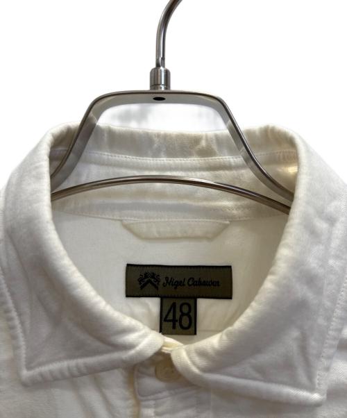 NIGEL CABOURN（ナイジェルケーボン）NIGEL CABOURN (ナイジェルケーボン) ブリティッシュオフィサーズシャツ ホワイト サイズ:48の古着・服飾アイテム