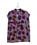 SASQUATCHfabrix.サスクワッチファブリックス）の古着「KASHIN DYES NOSLEEVE SHIRT」｜パープル