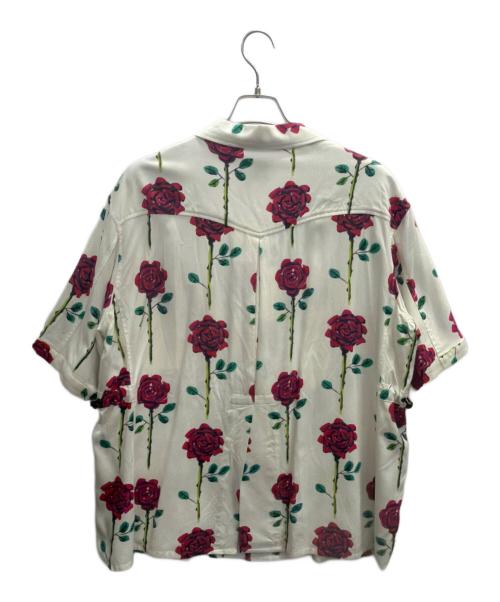 SASQUATCHfabrix.（サスクワッチファブリックス）SASQUATCHfabrix. (サスクワッチファブリックス) ROSE SAFARI H/S SHIRT ホワイト サイズ:Мの古着・服飾アイテム