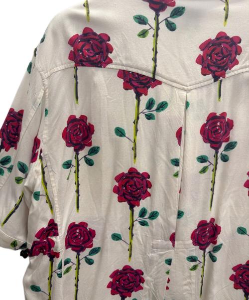 SASQUATCHfabrix.（サスクワッチファブリックス）SASQUATCHfabrix. (サスクワッチファブリックス) ROSE SAFARI H/S SHIRT ホワイト サイズ:Мの古着・服飾アイテム