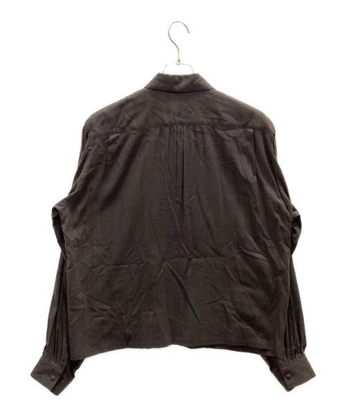 MATSUFUJI（マツフジ）MATSUFUJI (マツフジ) Flannel Check Pleats Jacket パープル×グリーン サイズ:3の古着・服飾アイテム