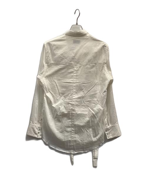 BED J.W. FORD（ベッドフォード）BED J.W. FORD (ベッドフォード) Layered Western Shirts ホワイトの古着・服飾アイテム