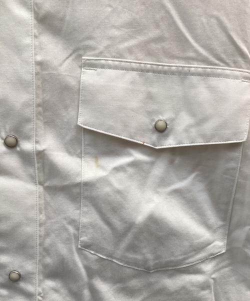 BED J.W. FORD（ベッドフォード）BED J.W. FORD (ベッドフォード) Layered Western Shirts ホワイトの古着・服飾アイテム