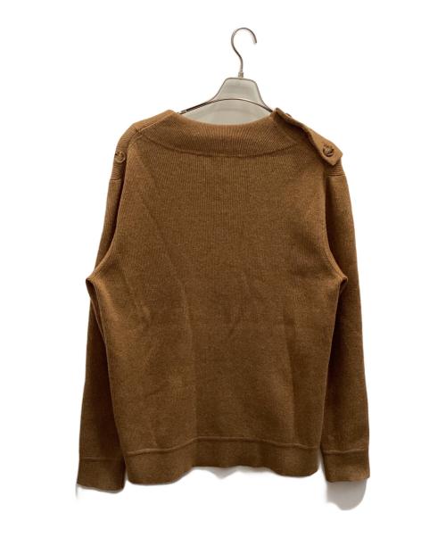 BURBERRY（バーバリー）BURBERRY (バーバリー) Double breasted V neck Jumper ブラウン サイズ:Sの古着・服飾アイテム