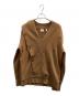 BURBERRY（バーバリー）の古着「Double breasted V neck Jumper」｜ブラウン