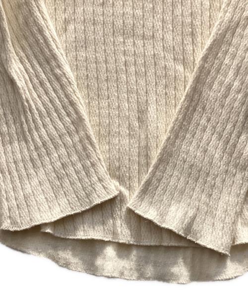 SASQUATCHfabrix.（サスクワッチファブリックス）SASQUATCHfabrix. (サスクワッチファブリックス) モックネックワッフルカットソー ホワイト サイズ:Мの古着・服飾アイテム