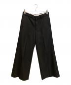SASQUATCHfabrix.サスクワッチファブリックス）の古着「FLARE SHILHOUETTE SLACKS」｜ブラック
