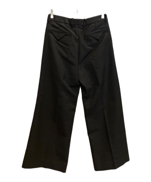 SASQUATCHfabrix.（サスクワッチファブリックス）SASQUATCHfabrix. (サスクワッチファブリックス) FLARE SHILHOUETTE SLACKS ブラック サイズ:Мの古着・服飾アイテム