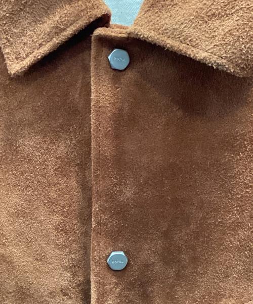 ROTOL（ロトル）ROTOL (ロトル) フリンジレザーコーチジャケット ブラウン サイズ:3の古着・服飾アイテム