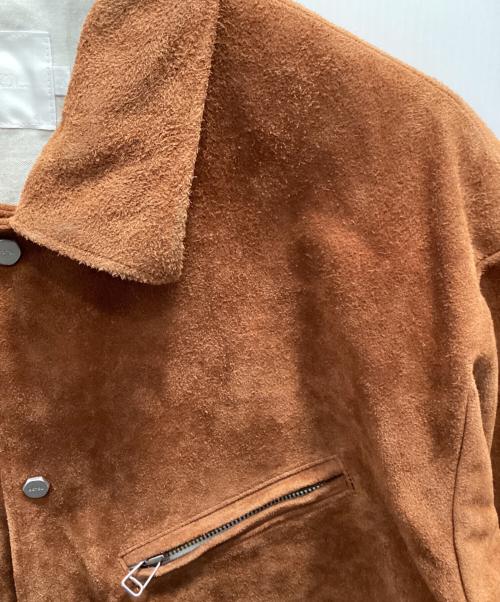 ROTOL（ロトル）ROTOL (ロトル) フリンジレザーコーチジャケット ブラウン サイズ:3の古着・服飾アイテム