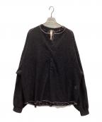 SHINYA KOZUKAシンヤコズカ）の古着「MASSIVE HENRYプルオーバーシャツ」｜ブラック