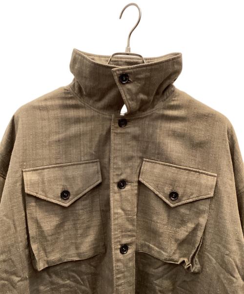 ISSUETHINGS（イシューシングス）ISSUETHINGS (イシューシングス) type1b ドッキングジャケット ホワイト×グレー サイズ:ONEの古着・服飾アイテム