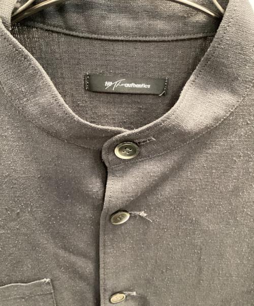 tilt the authentics（チルトザオーセンティックス）tilt the authentics (チルトザオーセンティックス) Silk Linen Butcher Hunting Jacket グレー サイズ:2の古着・服飾アイテム