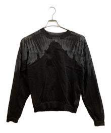 masu（エムエーエスユー）の古着「CLEAR ANGEL WING SWEATER」｜ブラック