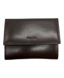 PRADA（プラダ）の古着「コインケース」｜ブラウン