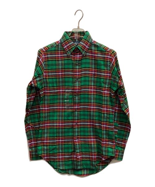 POLO RALPH LAUREN（ポロ・ラルフローレン）POLO RALPH LAUREN (ポロ・ラルフローレン) ボタンダウンシャツ グリーン サイズ:ＸＳ 未使用品の古着・服飾アイテム