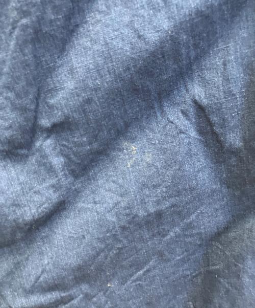 NICENESS（ナイスネス）NICENESS (ナイスネス) ボタンフライコットンリネンパンツワイドパンツ ブルー サイズ:Ｓの古着・服飾アイテム