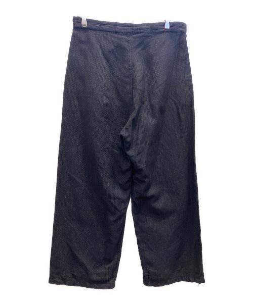 NICENESS（ナイスネス）NICENESS (ナイスネス) ジャガードストライプイージーパンツ ネイビー サイズ:Ｓの古着・服飾アイテム