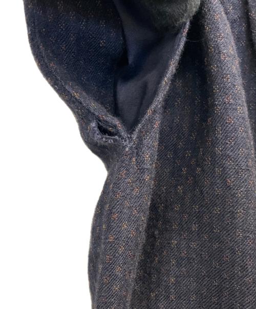 NICENESS（ナイスネス）NICENESS (ナイスネス) ジャガードストライプイージーパンツ ネイビー サイズ:Ｓの古着・服飾アイテム