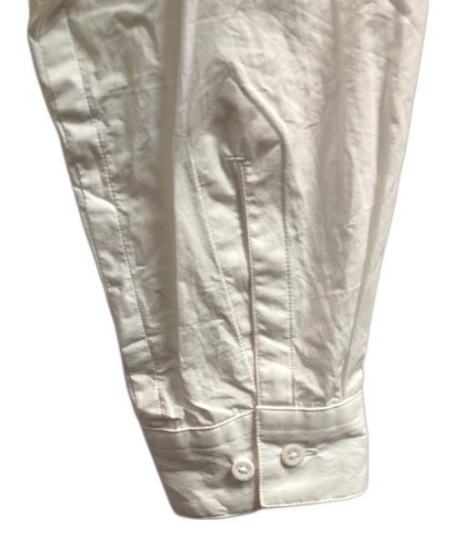 ensou（エンソウ）ensou (エンソウ) レオパード切替シャツ ホワイト サイズ:Мの古着・服飾アイテム