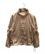 ENCOMINGインカミング）の古着「ジップショートブルゾン」｜ベージュ