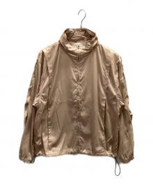 ENCOMING（インカミング）の古着「ジップショートブルゾン」｜ベージュ