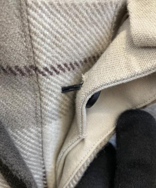 SUS-SOUS（シュス）SUS-SOUS (シュス) trousers ceremony グレー×ベージュ サイズ:5の古着・服飾アイテム