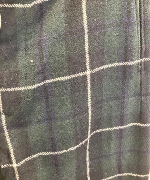 SUS-SOUS（シュス）SUS-SOUS (シュス) trousers ceremony グリーン×ネイビー サイズ:7の古着・服飾アイテム