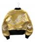 masu (エムエーエスユー) JACQUARD NATIVE FLEECE BOMBERJACKET ブラック×イエロー サイズ:46：27000円