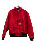 CarHarttカーハート）の古着「アクティブジャケット」｜レッド
