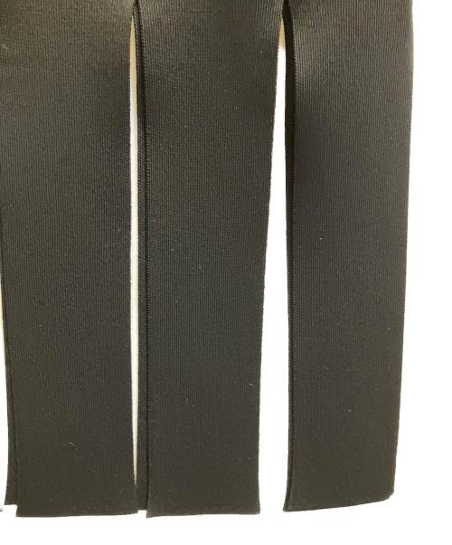 LE CIEL BLEU（ルシェルブルー）LE CIEL BLEU (ルシェルブルー) ニットスカート ブラック サイズ:36の古着・服飾アイテム