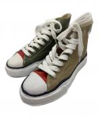 MIHARA YASUHIRO×NIGEL CABOURNミハラヤスヒロ×ナイジェルケーボン）の古着「ハイカットスニーカー」｜グリーン