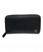 BVLGARIブルガリ）の古着「ラウンドファスナー財布」｜ブラック