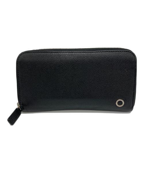 BVLGARI（ブルガリ）BVLGARI (ブルガリ) ラウンドファスナー財布 ブラックの古着・服飾アイテム