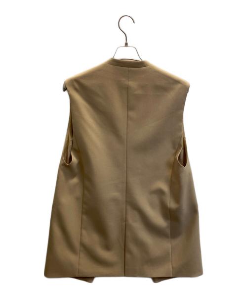 CAFUNE（カフネ）CAFUNE (カフネ) ノースリーブジャケット ベージュ サイズ:Мの古着・服飾アイテム