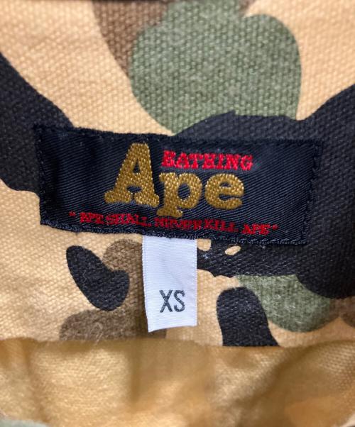BATHING APE（ベイシング・エイプ）BATHING APE (ベイシング・エイプ) 半袖シャツ イエロー サイズ:ＸＳの古着・服飾アイテム