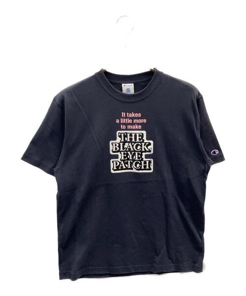 Champion（チャンピオン）Champion (チャンピオン) BlackEyePatch (ブラックアイパッチ) 半袖カットソー ネイビー サイズ:Мの古着・服飾アイテム