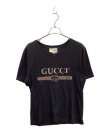 GUCCI（グッチ）の古着「半袖カットソー」｜ブラック