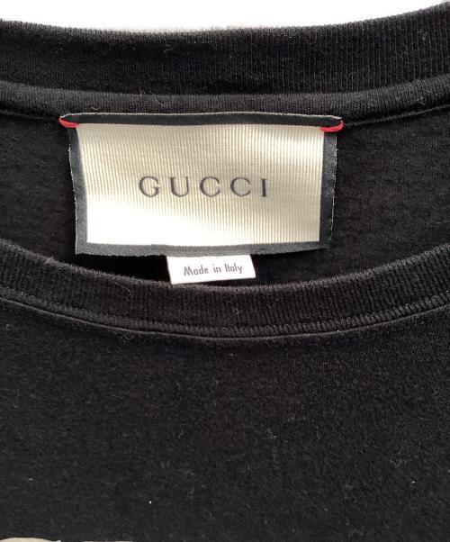 GUCCI（グッチ）GUCCI (グッチ) 半袖カットソー ブラック サイズ:Мの古着・服飾アイテム