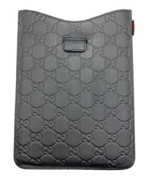 GUCCI（グッチ）GUCCI (グッチ) アイパッドケース ブラックの古着・服飾アイテム
