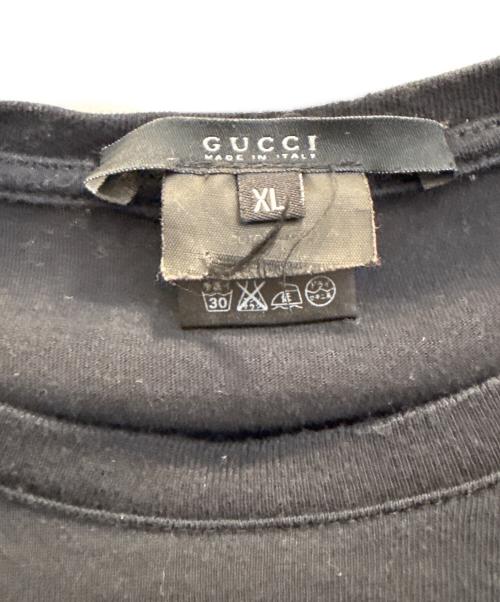 GUCCI（グッチ）GUCCI (グッチ) 半袖カットソー ブラック サイズ:XLの古着・服飾アイテム